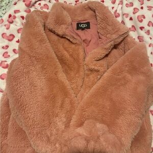 UGG Pink Fuzzy Jacket-New